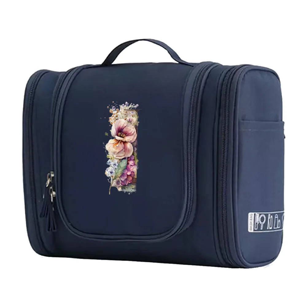 New Fashion Floral Shaped Letter Pattern Female Toiletries Are Very Convenient Minimalist Makeup Bag for Easy Storage of Items