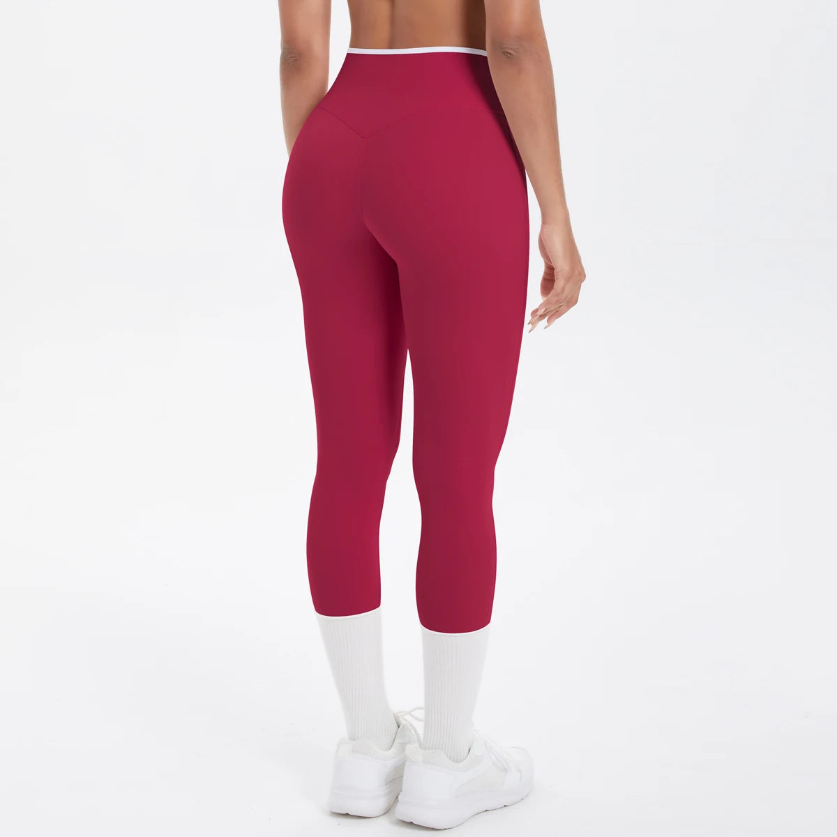 Women Cross High Waisted Sports Suit Breathable Fitness Running Workout Yoga Set Casual Pilates Sportwear Leggings