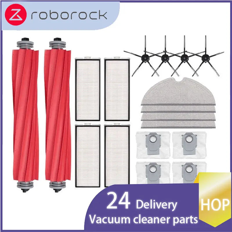 Roborock Q7 / Q7+ / Q7 Max+ Robot Vacuum Roller Brush, Hepa Filter, Side Brush, Mop Cloth
