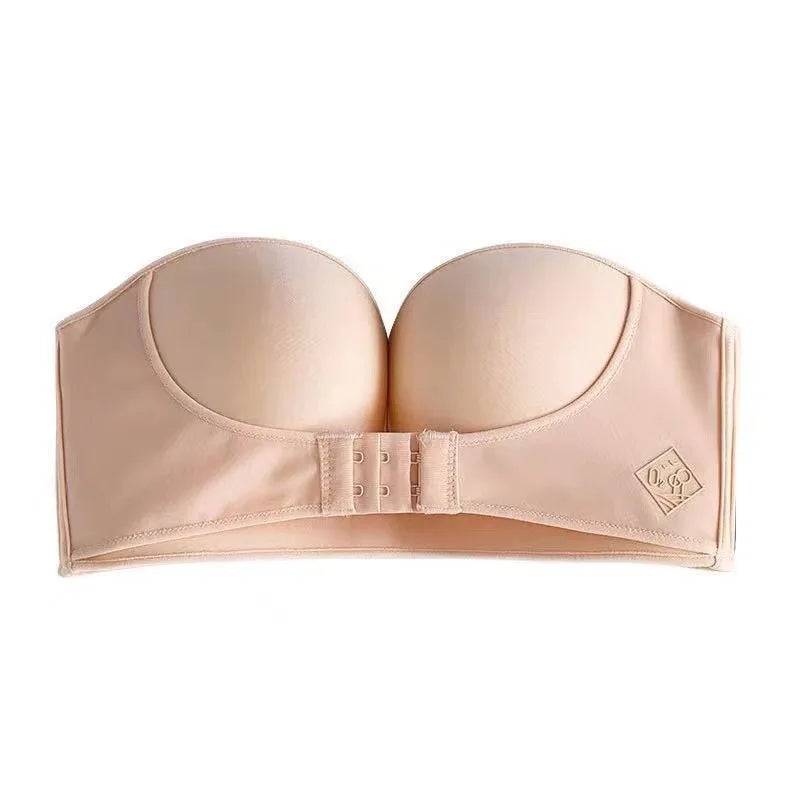 Invisible Strapless Bra Front Buckle Non - Underwire Non - Slip - Blocking Adjusted Girls' Underwear