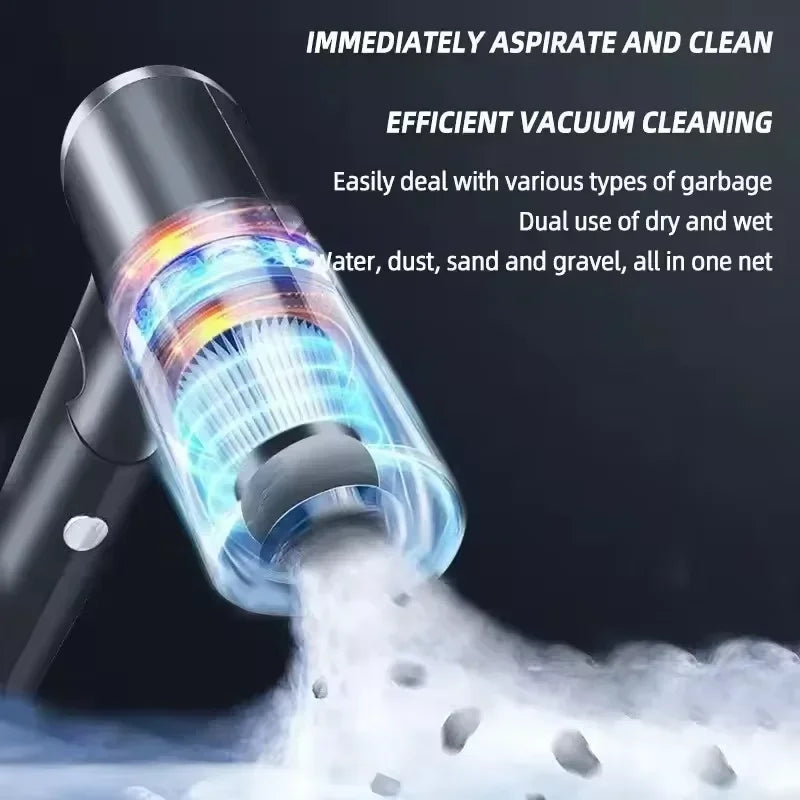 XIAOMI MIJIA Vacuum Cleaner 2 In 1 120w Wireless Super High Powerful Portable Wet Dry Dual Use Large Suction Vacuum Cleaner