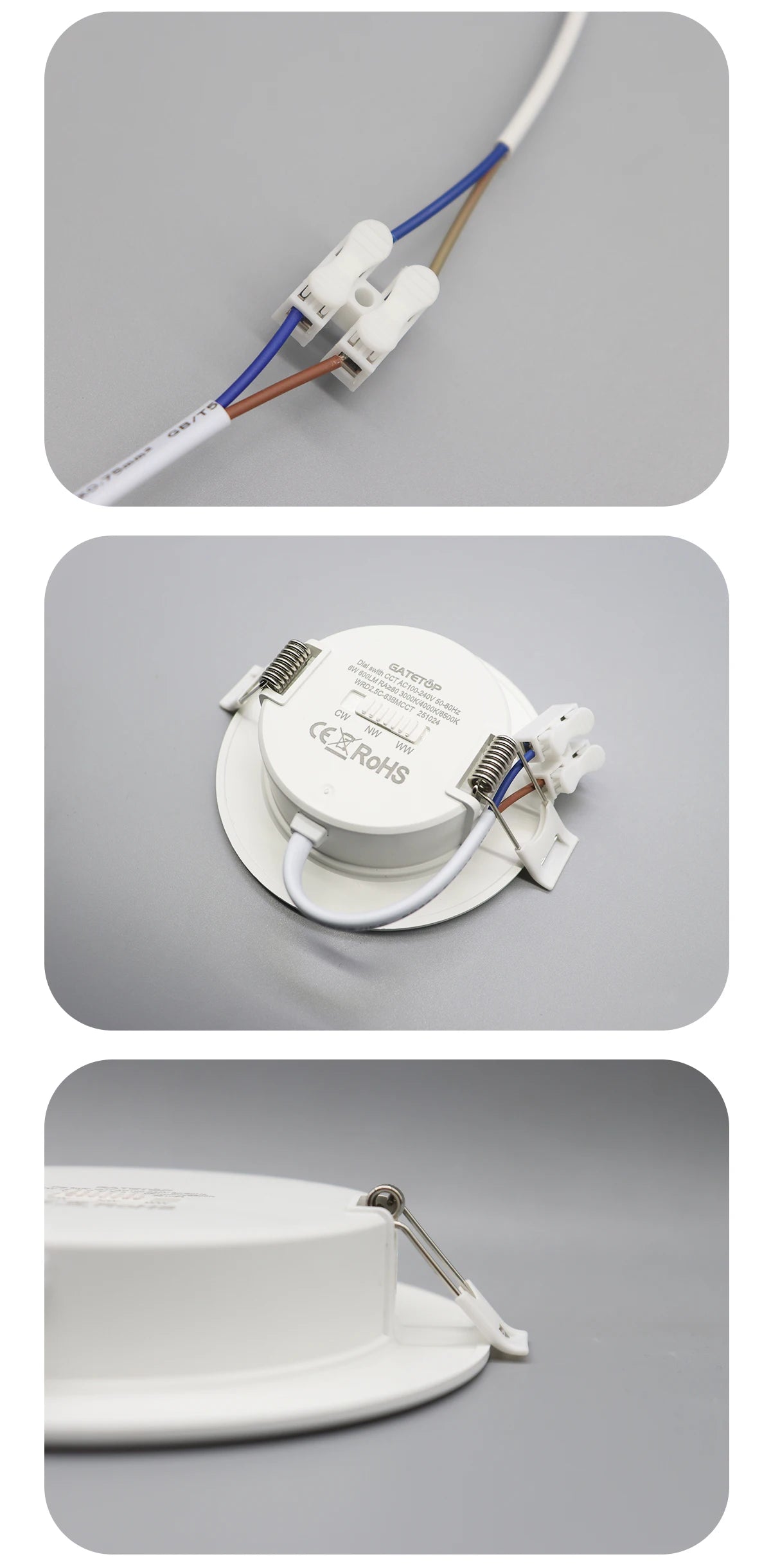 1-10pcs Led Surface Mounted Spot Downlight CCT 3000/4000/6500K Anti-glare Ceiling Lamp Foldable Spotlights for BedRoom Bathroom