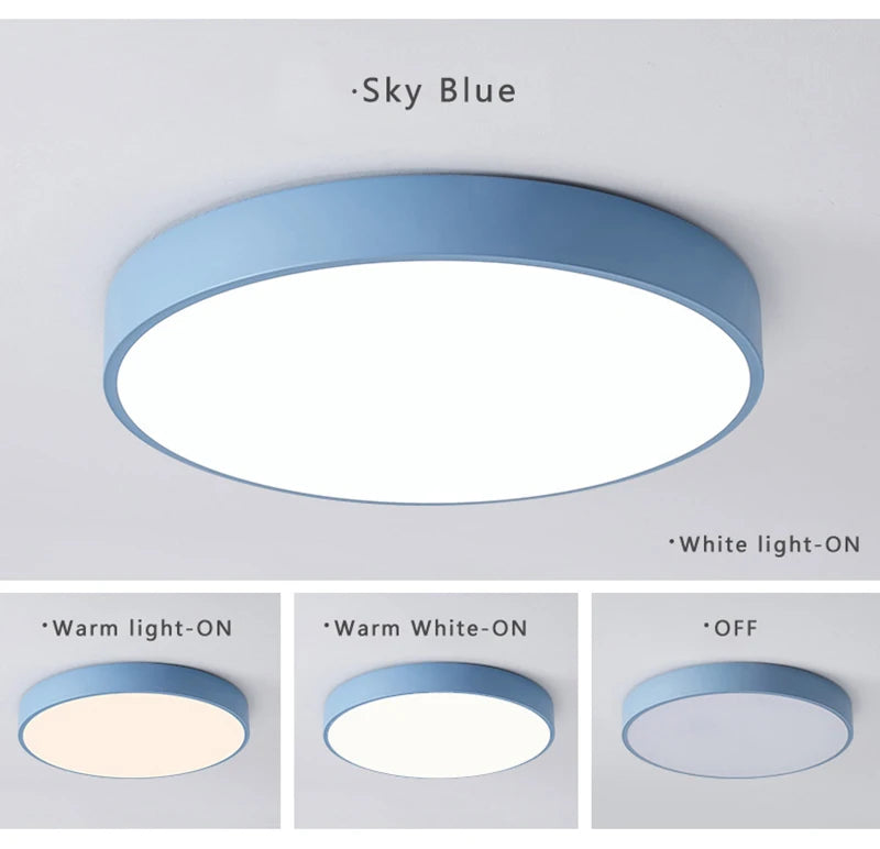 Macaron LED Nordic ceiling light creative modern minimalism living room bedroom study dining room corridor balcony lighting