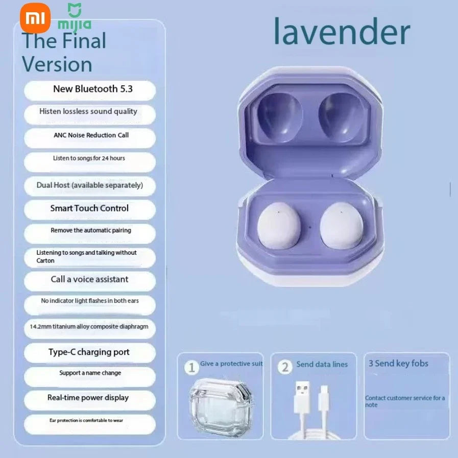 Xiaomi Mini Wireless In Ear Sleep MY001 Bluetooth 5.3 Earphones High Definition High Pitch Invisible Noise Reduction Earphones