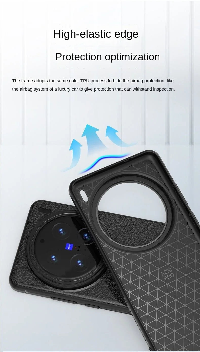 For Huawei Honor Magic 7 Pro Case Soft PU Leather Skin Protective Back Cover Case For Honor X9C X60 Pro Full Cover phone shell