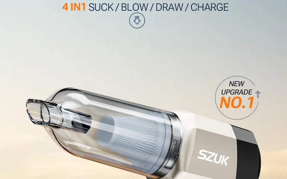 Car Vacuum Cleaner High Power Portable Handheld Wireless Brushless Motor Cleaning Machine Powerful Air Duster for Home Appliance