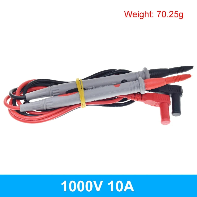 TZT Multimeter Test Leads Universal Cable AC DC 1000V 20A 10A CAT III Measuring Probes Pen for Multi-Meter Tester Wire Tips
