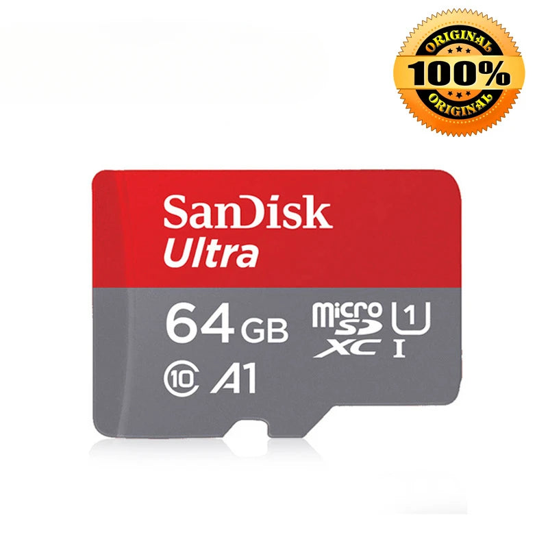 SanDisk Ultra MicroSDXC UHS-I Memory Card C10 Full HD A1 SanDisk MicroSDHC C4  MicroSD Card Trans Flash Card for Android Phone