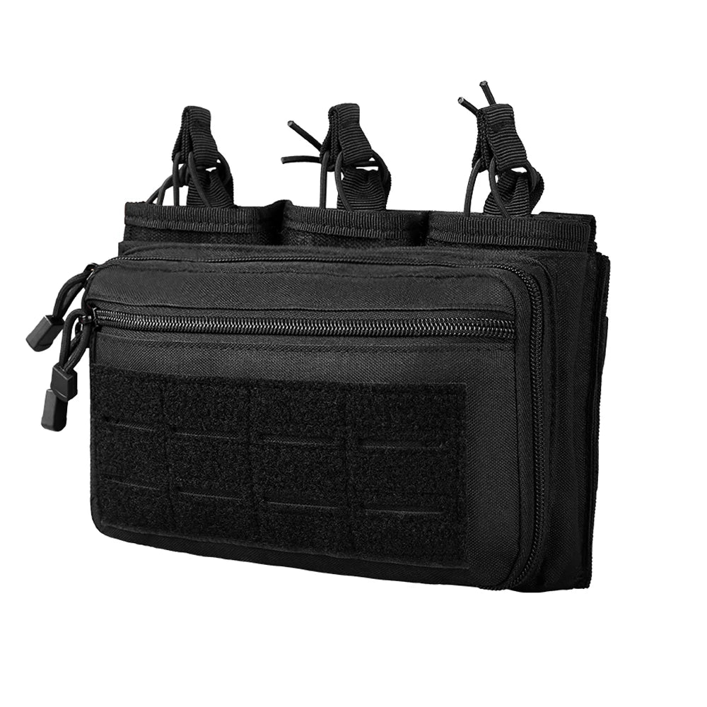Molle Magazine Pouch Triple Mag Bag Rifle Mag Admin Pouch EDC Bag Universal Cartridge Holder Hunting Bag for M4 M14 M16 AK AR