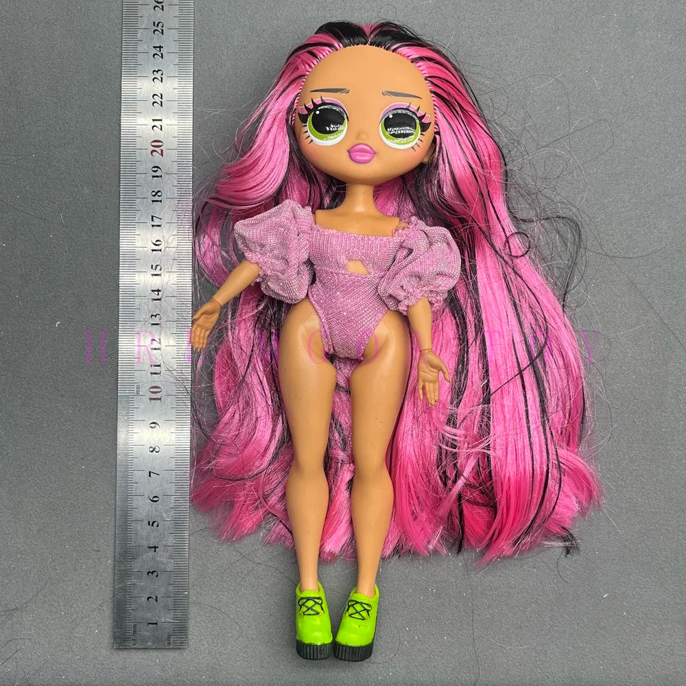 Original 24cm OMG multi-style big sister fashion dressup girl DIY holiday gift doll toy