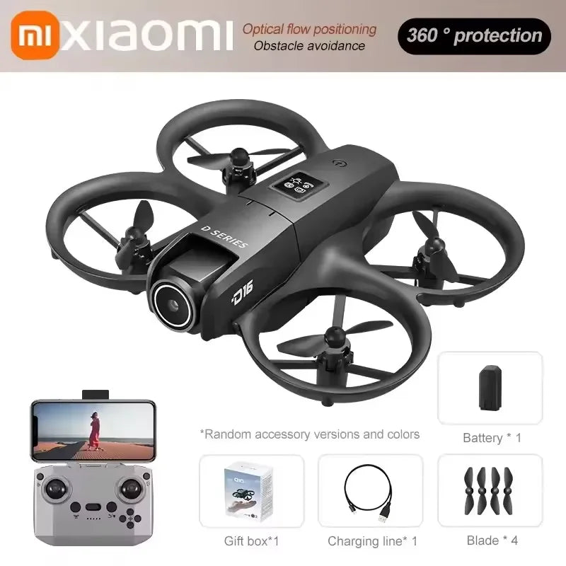 Xiaomi D16 Drone Profesional 8K HD Dual Camera Aerial 180° Electric Adjustable GPS Obstacle Avoidance Bushless Motor UAV New