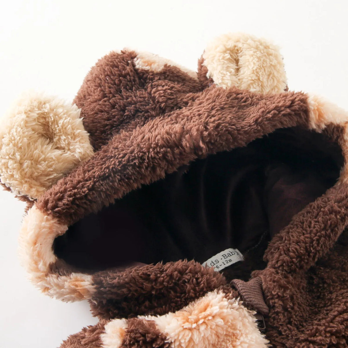Cute Winter Zipper Long Sleeve Baby Rompers Clothing Warm Hooded Thickened Animal
