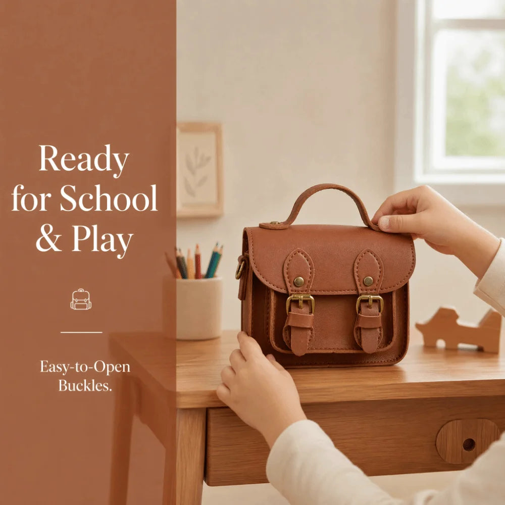 Versatile Design Children Messenger Bag Retro Style Simple Crossbody Bags Creative School Supplies Backpacks Cute For Women