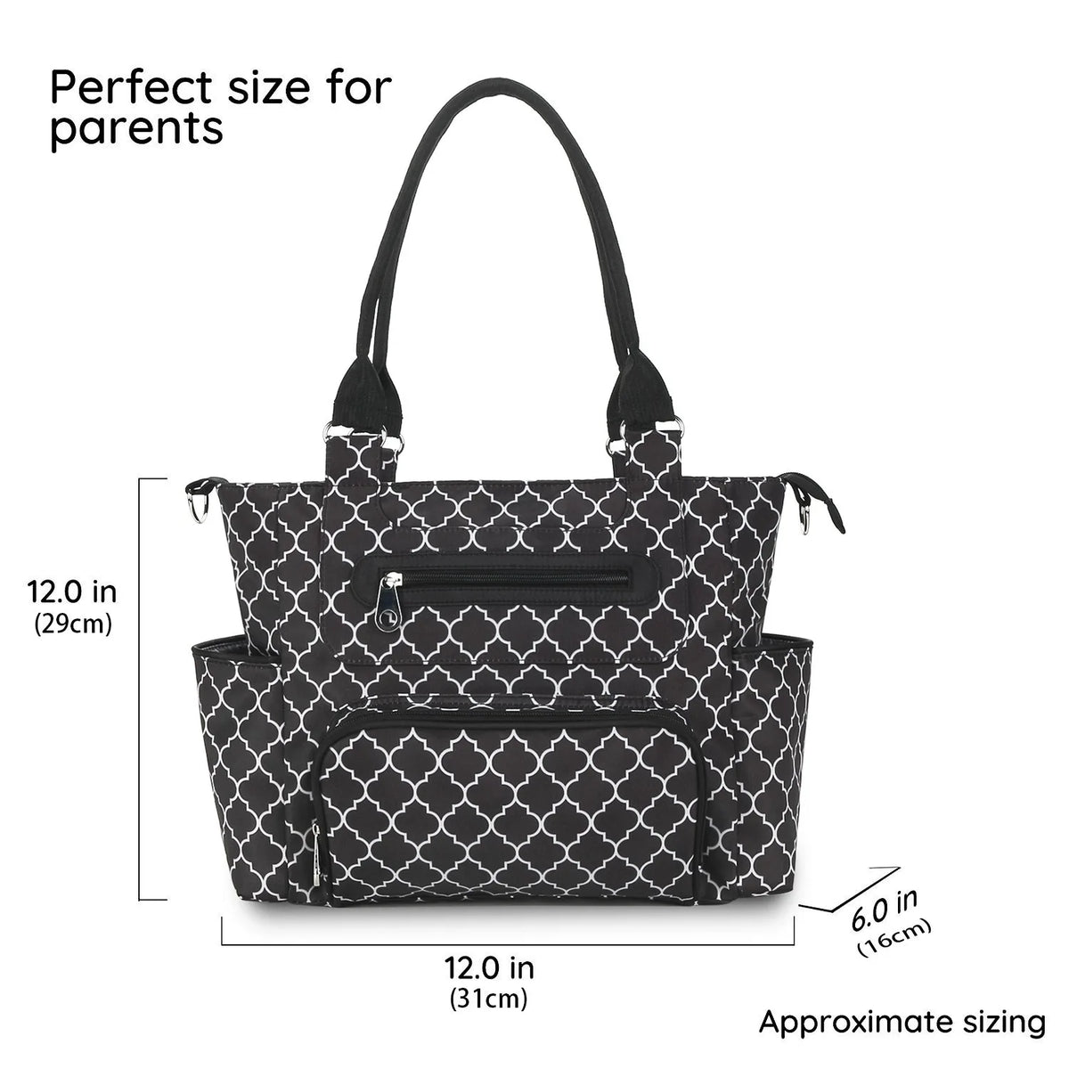 Women Shoulder Bag Travel 7 Pcs/Set Baby Diaper Bags Go Out Large Capacity Newborn Nappy  Bag with Changing Pad Multi-functional