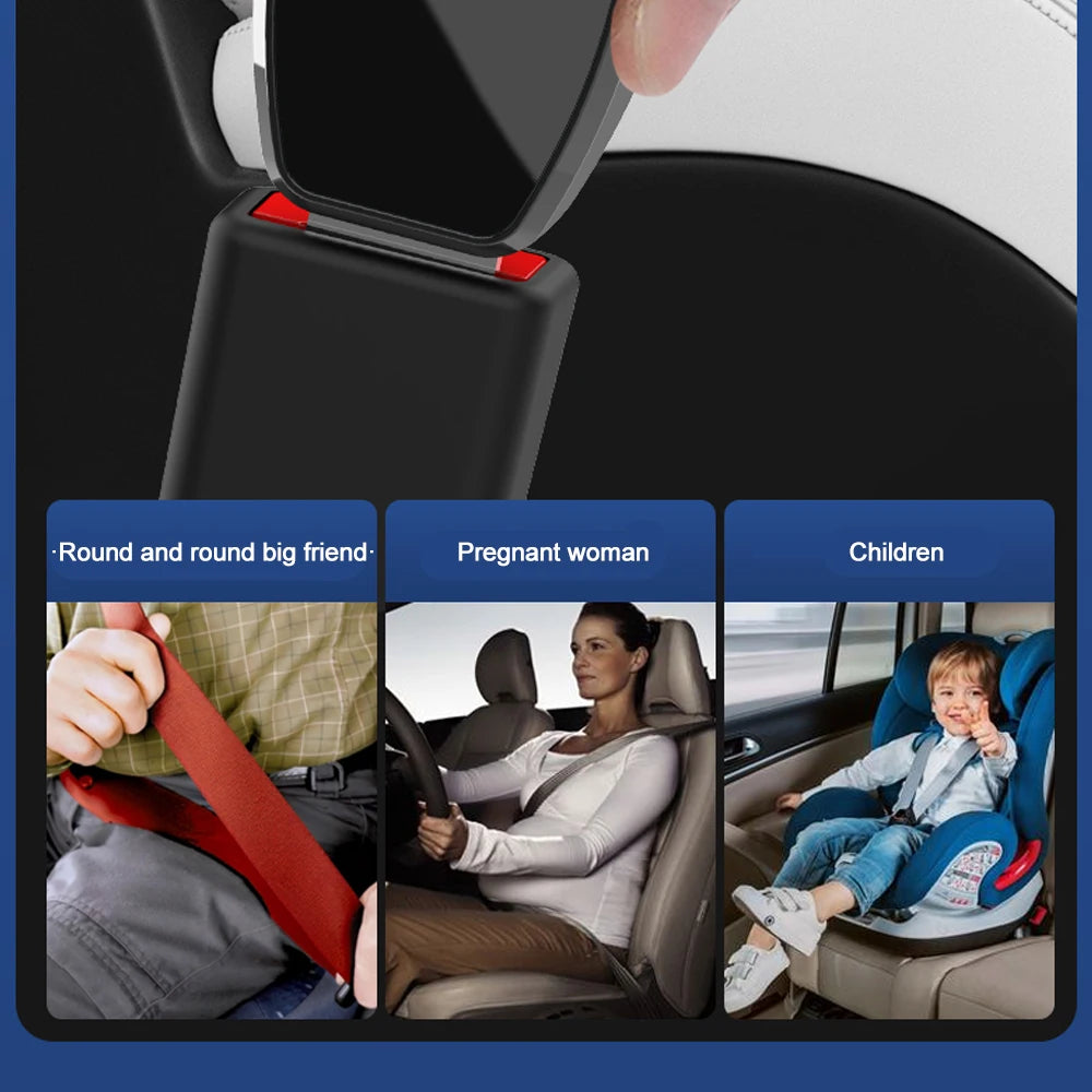 1/2PCS Car Seat Belt Clip Extender Auto Safety Belt Extension Thick Insert Socket Extender Safety Buckle Seat belt buckle plug