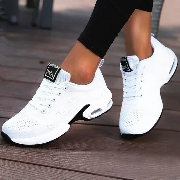 Women Running Shoes Breathable Casual Shoes Outdoor Light Weight White  Sports Shoes Casual Walking Sneakers for Wamen