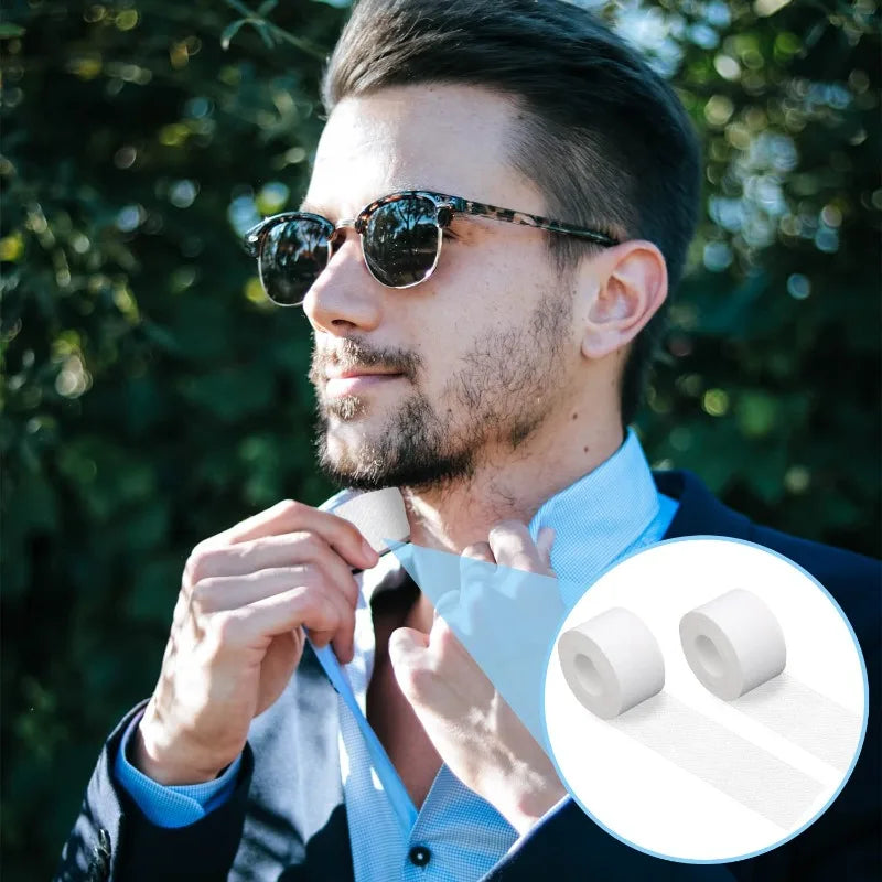 Sweat Uptake Collar Sticker Shirt Quickly Absorb Sweat Tape Clothing Anti Dirty Collar Stickers Hat Brim Cuttable Thin Patch