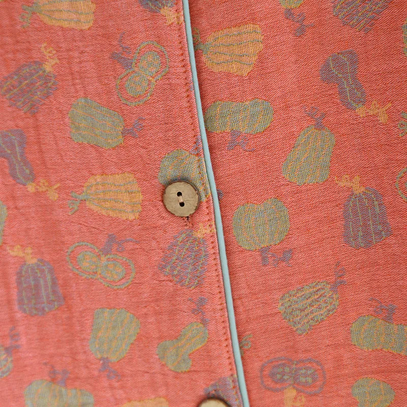 2025 New Spring and Autumn Pajama Set 100%Cotton Comfortable Long sleeved Two Piece Home Furnishings Large Size Home Furnishings