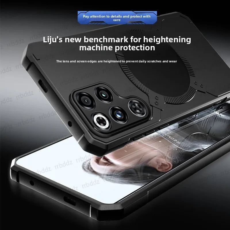 Armor Protective Heat Dissipation Phone Case For Redmagic 11 10 Air 10s 9s 9 11 11s Pro+ Pro Plus Case Shockproof Magnetic Cover