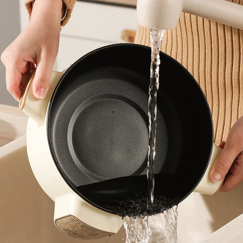 2.5L Home Multifunctional Electric Saute Pot Smart Non-stick With Steamer Rice Cooker Large Capacity Electric Hot Pot 220V