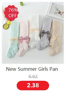 1 Pairs Kids Knee High Socks Baby Girls Boys Bow Long Sock Soft Cotton Mesh Breathable Children Hollow Out Socken For 0-7 Years