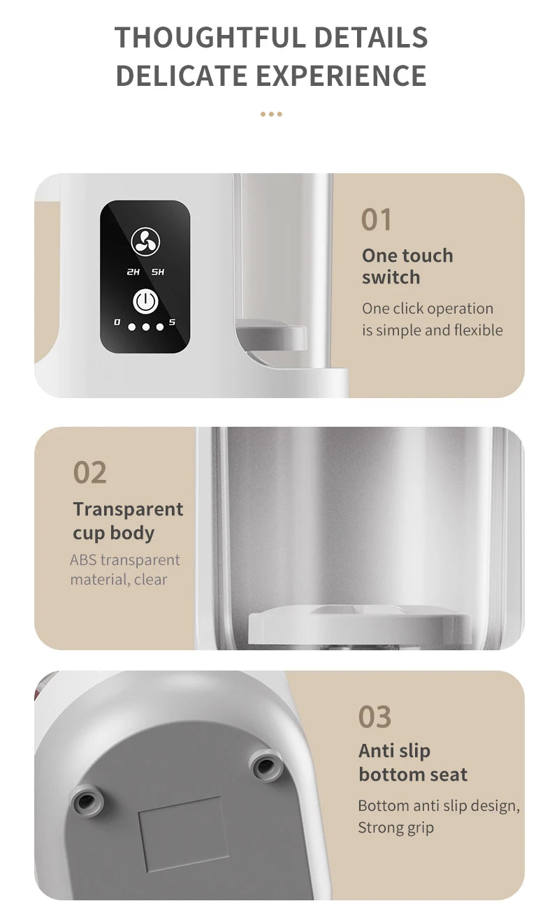 USB Electric Makeup Brush Cleaner 3-in-1 with Automatic Quick-Drying Support Device - Makeup Brush Cleaning And Drying Book Tool