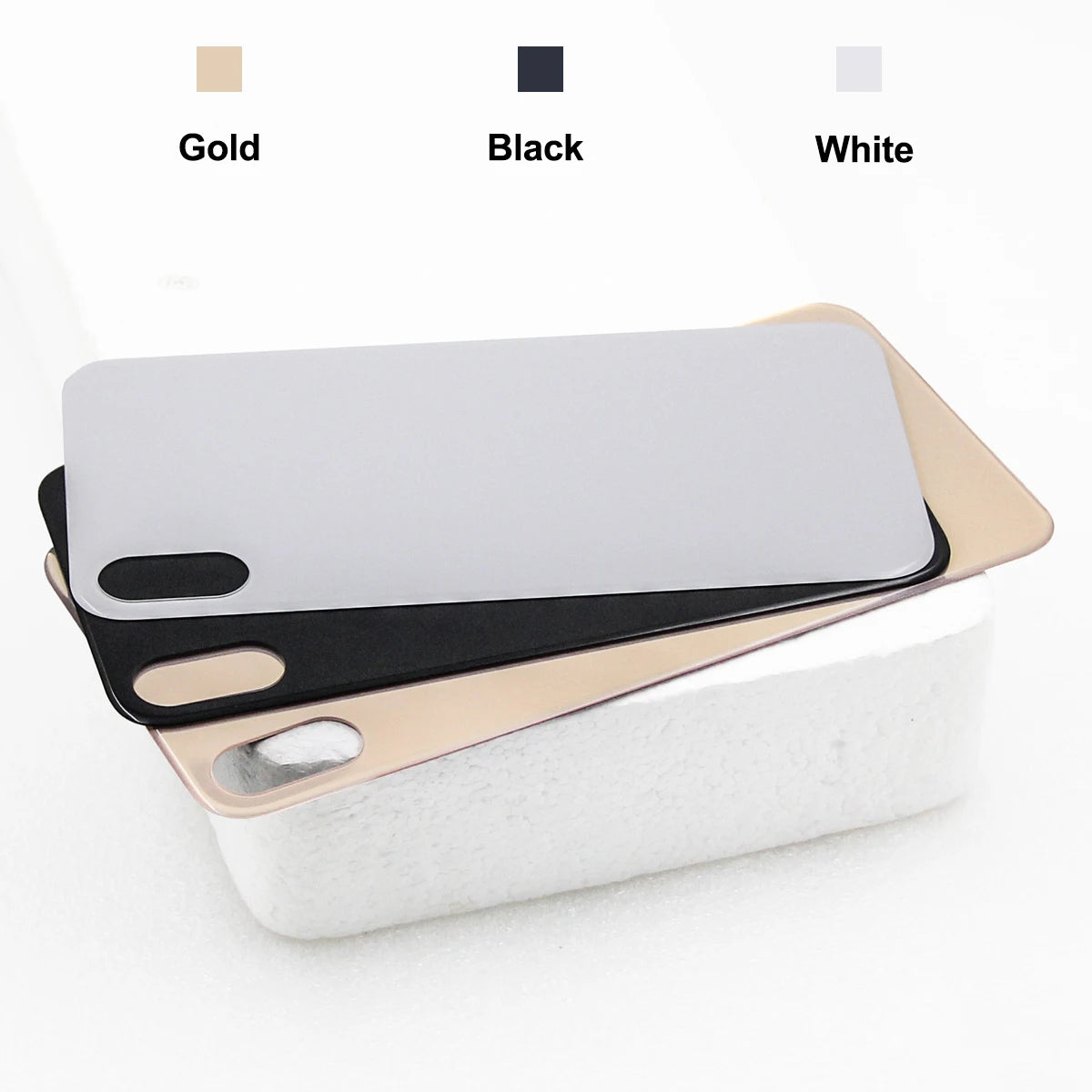 For iPhone X / XS / Max Battery Back Cover Glass Panel Rear Door Housing Case Replacement Part