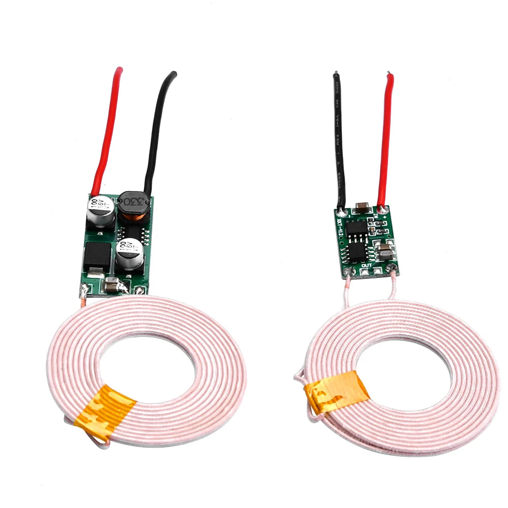 5V 1A/5V2A Wireless Power Supply Module Wireless Charger Module Transmitter Receiver Terminal Circuit Board Module for DIY Phone