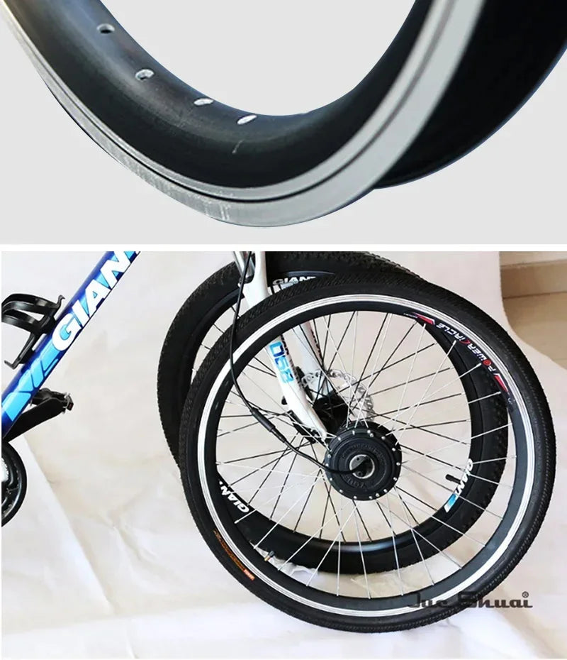 250W 350W 500W High Spedd Ebike Hub Motor & Assembled Wheel 20-29Inch 700C Tyre Electric Bicycle  Rotary Cassette Ebike Kit