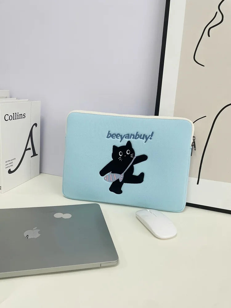 Cute Laptop Sleeves Carring Case 13 13.6 15 15.6 Inch Computer Bags for Macbook airM1 13.3 PRO14 15 Inch ASUS HP Liner Sleeve