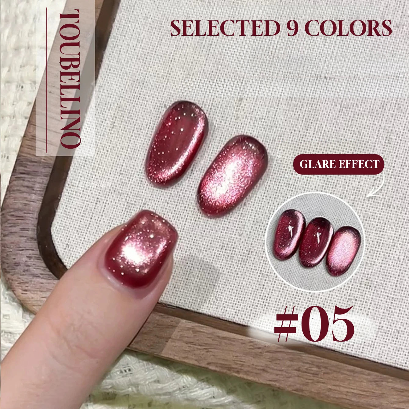 MIANEL 12ML 1-21pcs Emperor Green Cat Eye Gel Nail Polish Whitenning Nails Green Nails Suitable For Nail Salons Nail Supplies