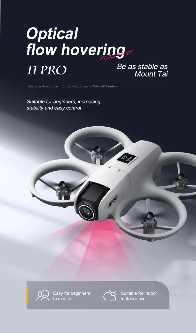 i1PRO Mini Drone Professional 8K HD Camera Drone 5G WIFI FPV UAV With screen remote control Avoidance Aerial Quadcopter Toy Gift