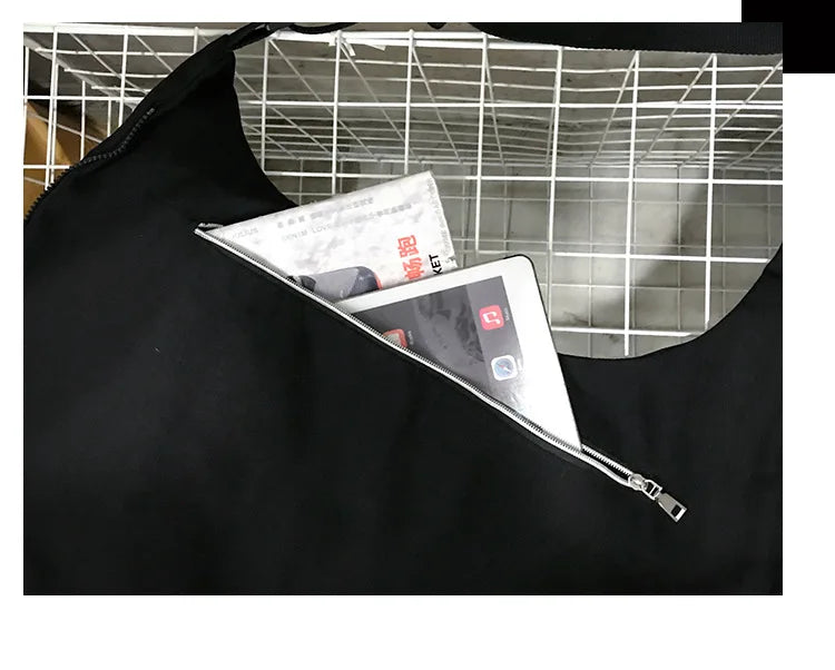Multifunctional Cargo Vest Chest Bag Men Women Street Hip Hop Backpack Multi-purpose Wearable Crossbody Bags