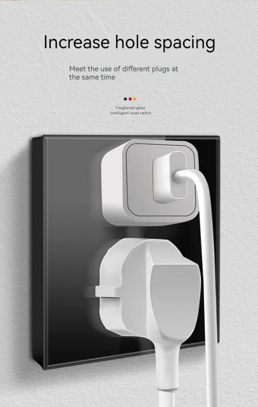 Glass Panel Wall Switch LED European 16a Socket Retro Toggle Light Switch EU UK Standard 2way Socket 1-4gang USB Home Decoration