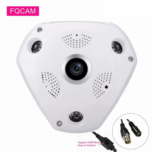 5MP AHD Dome Cameras Home Security Night Vision 1.56mm/1.7mm Fisheye Leds ABS Plastic Shell Indoor CCTV Surveillance AHD Cameras