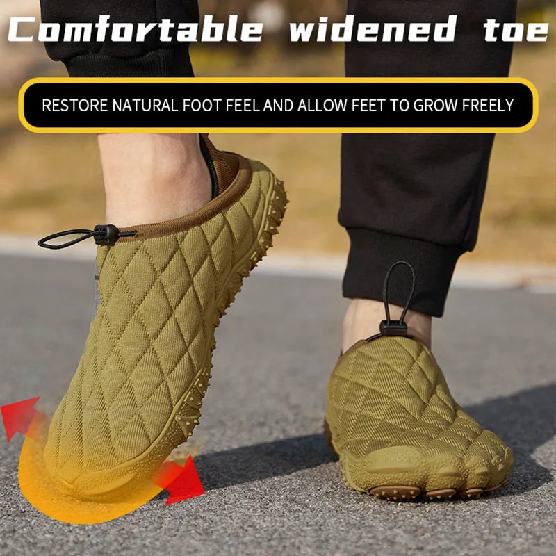 Men Barefoot Aqua Swim Walking Shoes Wide Toe Minimalist Comfortable Walking Shoes Non-Slip for Swim Beach