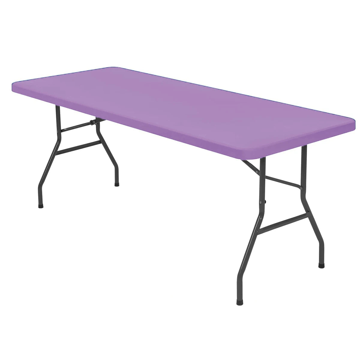 1 Pc 4/6/8ft Spandex Tablecloth Elastic Fitted Stretch Rectangular Tablecloth Washable and Wrinkle Resistant Patio Table Cover