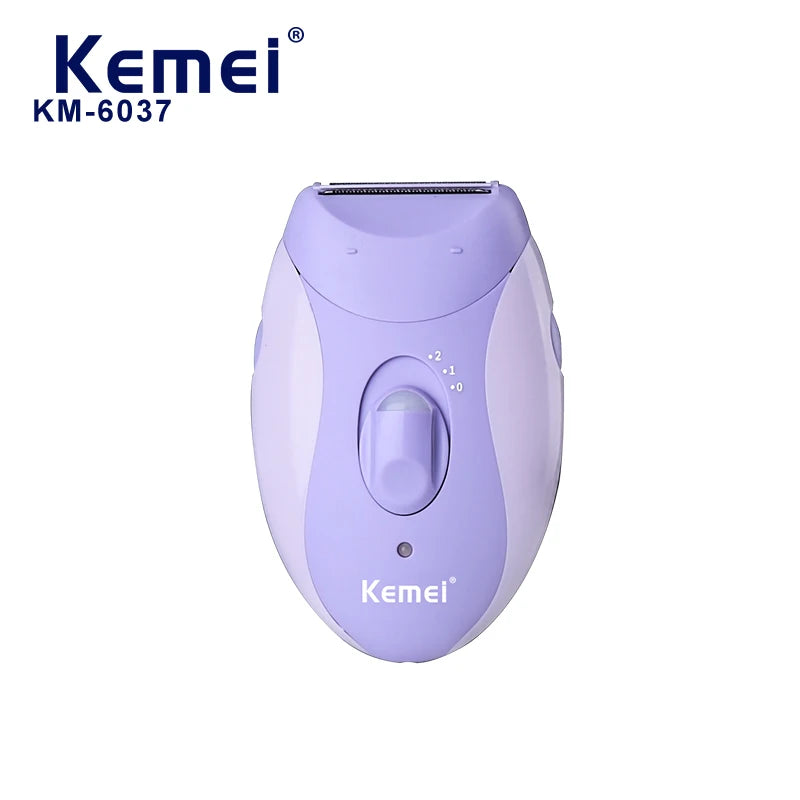 Kemei 4in1 Women Epilator Electric Shaver Facial Body Hair Removal Lady Leg Bikini Trimmer Hair Remover Underarms Rechargeable