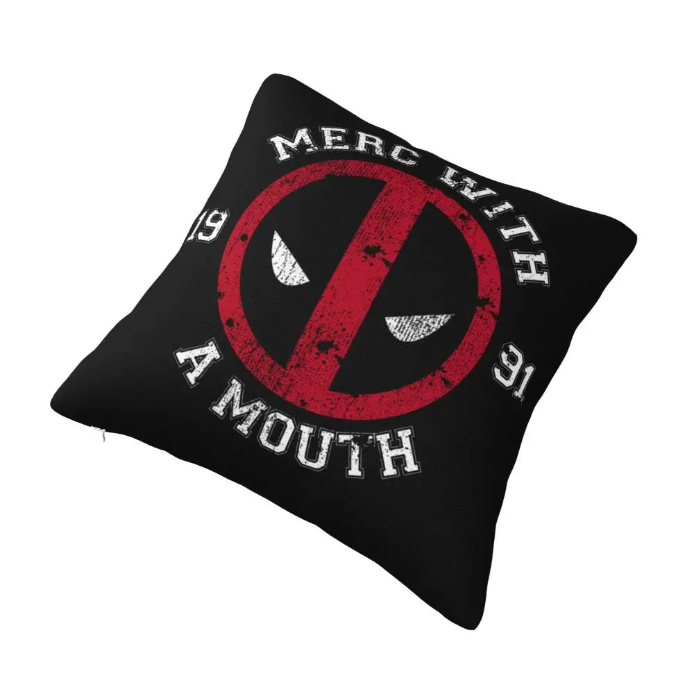Custom Deadpool Wolverine Cartoon Manga Cushion Cover Soft Cute Pillows