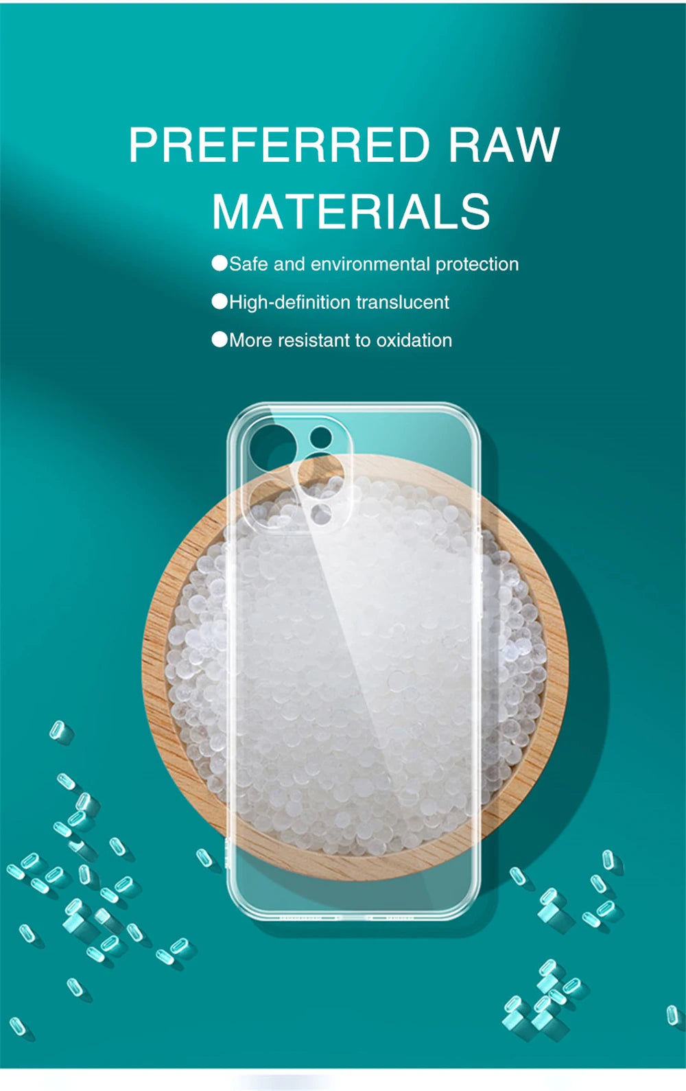 Clear Case For iPhone 16 15 14 13 12 11 Pro Max 16e Silicone Cover For iPhone 13 Mini X XS Max XR 7 8 Plus Transparent Cover