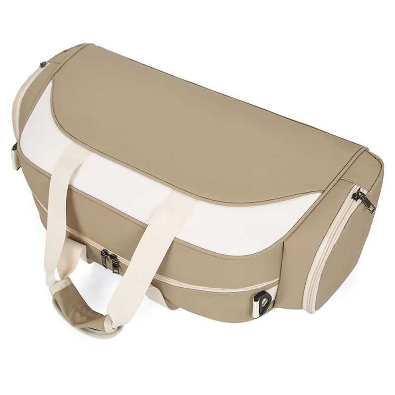 Fitness Bag Custom Logo Dry Wet Separation Travel Bag Personalized Sports Bag DIY Name Gym Bag