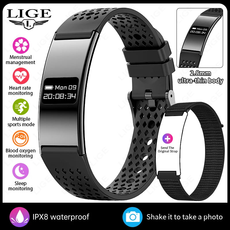 Men Women Smart Bracelet Heart Rate Sleep Monitor Health Smart Band Waterproof Sports Fitness Tracker Smartwatch for Android iOS