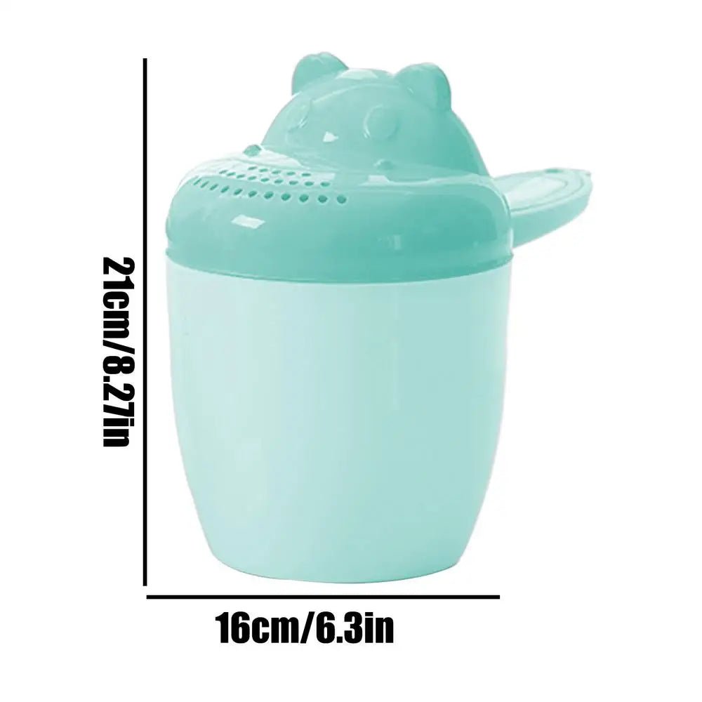 Baby Bath Caps Shampoo Rinser Kids Shampoo Rinse Cup Bath Shower Washing Head Children Bathing Baby Shower Spoons Kids Bath Tool