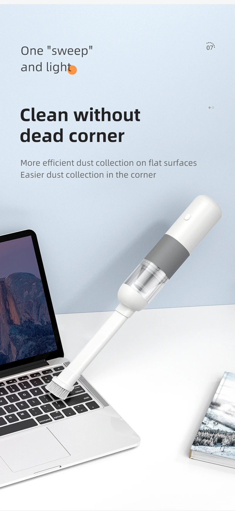 Xiaomi Car Vacuum Cleaner Super Strong Suction Power For Cars Wireless Handheld Small Portable Suction And Blowing Integrated