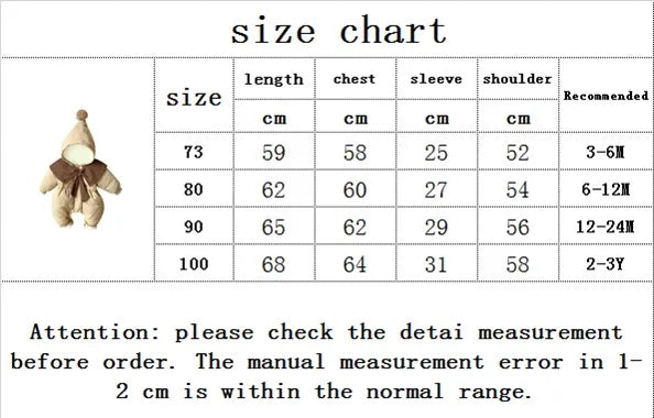 2025 Winter New in Infant Baby Girls Full Sleeve Hooded Quilted Thicken Warm Ruffles One-piece Jumpsuits Kids Newborn Romper