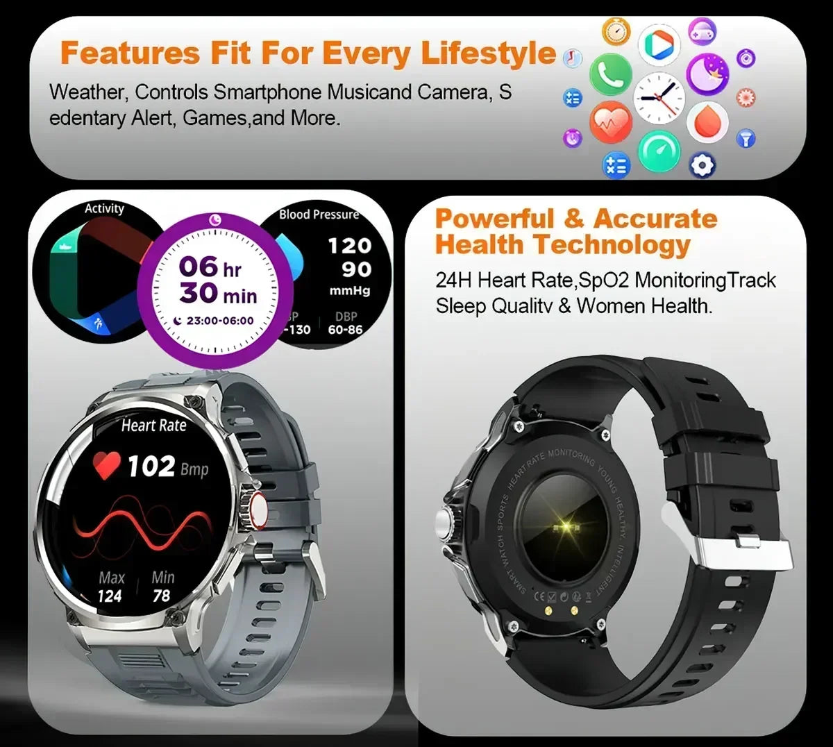 Xiaomi 2025 NEW 1.85-inch ultra HD smartwatch, GPS track HD Bluetooth call; 710 mah large battery 400+ dial, suitable for Huawei