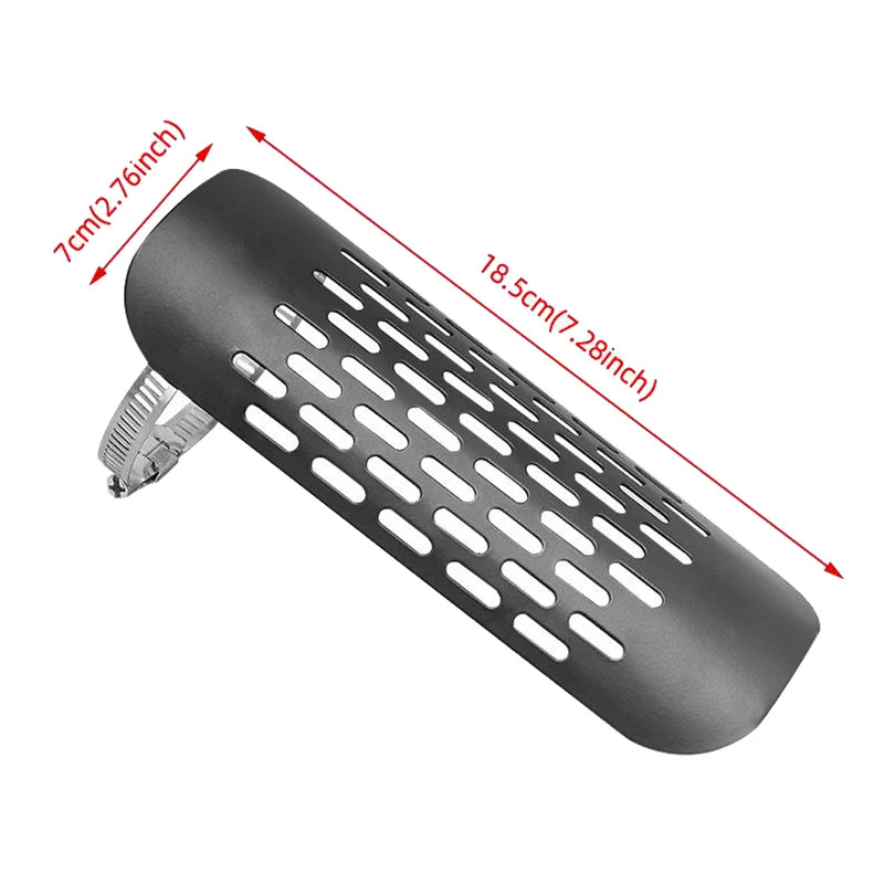 1PC Universal Motorcycle Exhaust Pipe Heat Shield Cover Muffler Protector Guard Moto Accessories Fit For Motorcycle
