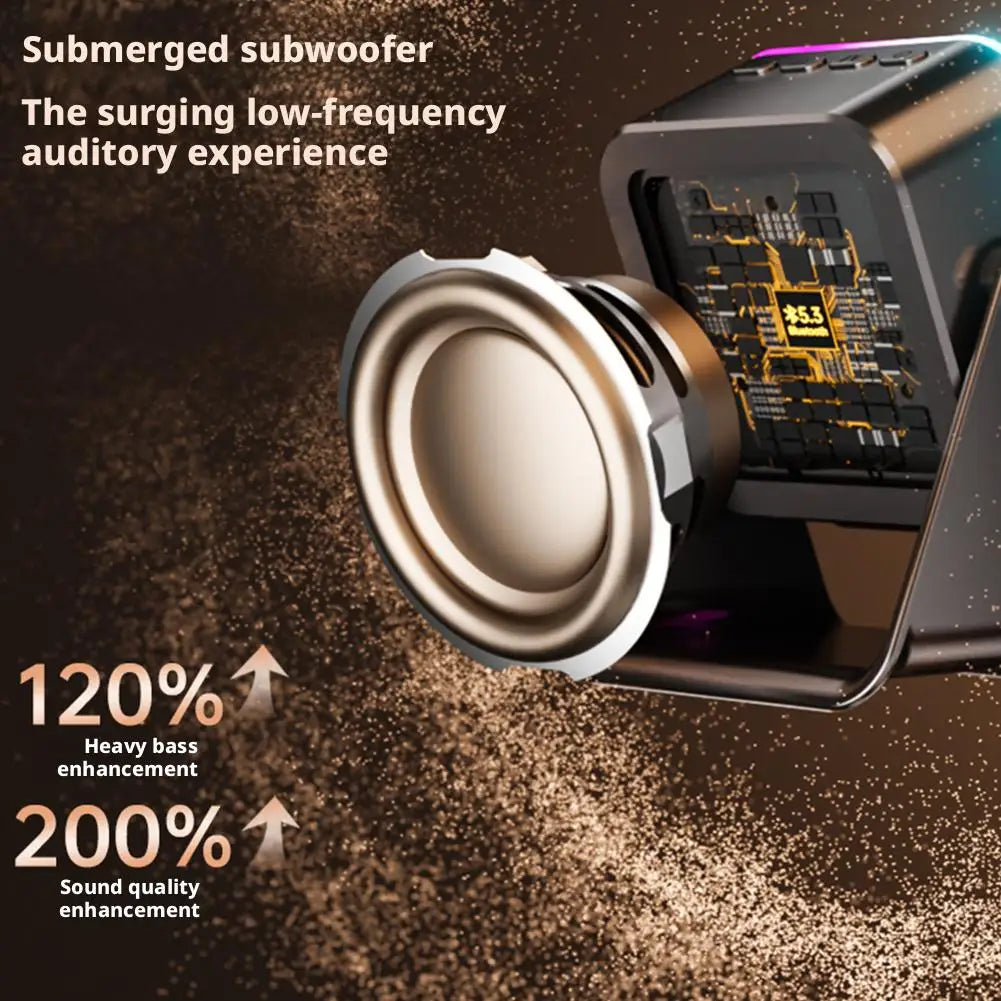 Multifunctional Bluetooth Speaker Magnetic Adjustable Desktop Tablet Bracket Support Portable Wireless Charger Phone Holder