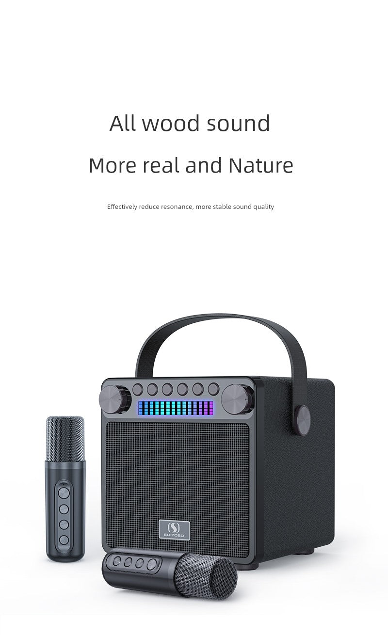 Family KTV Microphone Audio All-in-One Machine Karaoke For Home Singing TV WeSing Wireless Microphone