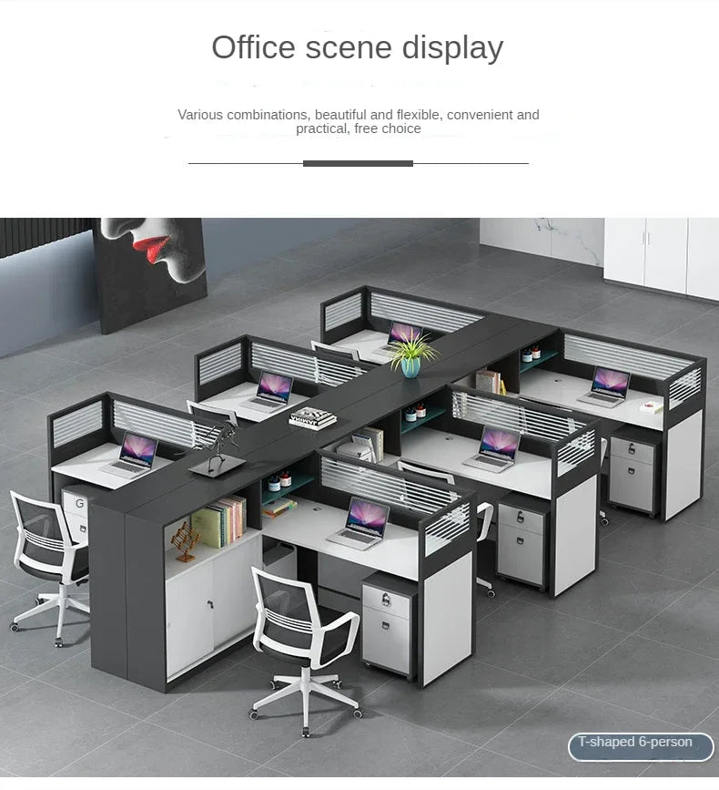 office furniture workstation modern furniture simple fashion workstation table office staff  workstation desk